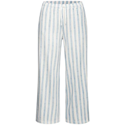 Afbeelding van VIVANCE Pyjamabroek &#039;Dreams&#039; blauw / perzik wit