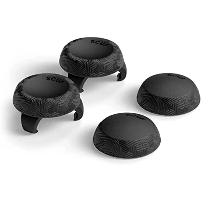 Afbeelding van SCUF Duimstokgrepen 4 Pak met 2 Basis Tactic Joystick Duimgrepen Voor Xbox One en Series XS, PS4, PS5, Nintendo Switch Pro Controller Zwart