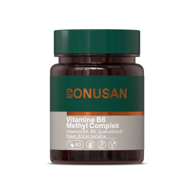 Afbeelding van 2x Bonusan Vitamine B6 Methyl Complex 60 Capsules