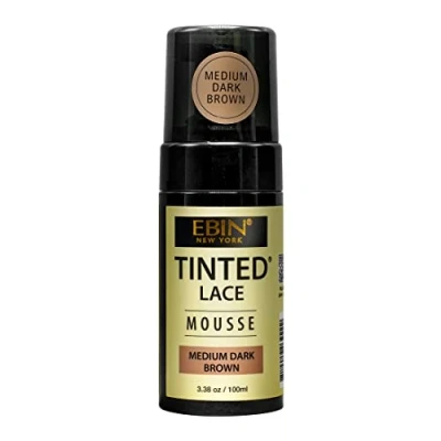 Afbeelding van EBIN Tinted Lace Mousse Medium Dark Brown 100ml