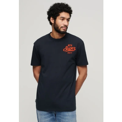 Afbeelding van Superdry Embroidered Superstate Athletic LOGO Tshirt print, Heren, Maat: XL, Eclipse navy