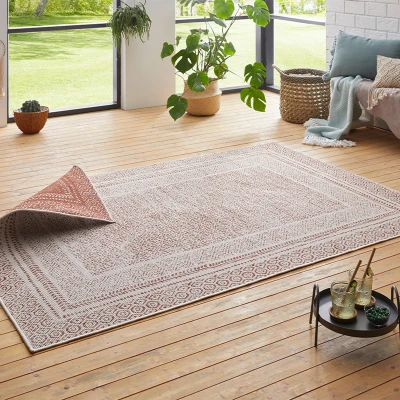 Afbeelding van Binnen &amp; Buiten Loper Retro Terra 80x250 Cm