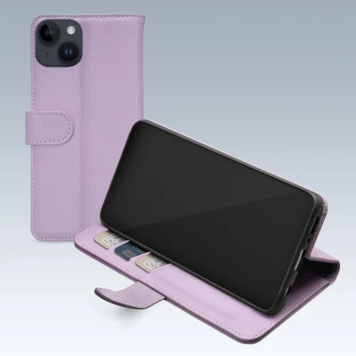 Afbeelding van Mobilize Premium Gelly Wallet Book Case Apple iPhone 14 Purple