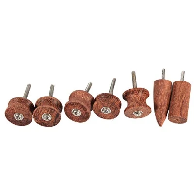 Afbeelding van 7 stks Palissander Lederen Bruiner Tip Slicker Gepolijst Boor Leathercraft Sculptuur Tool