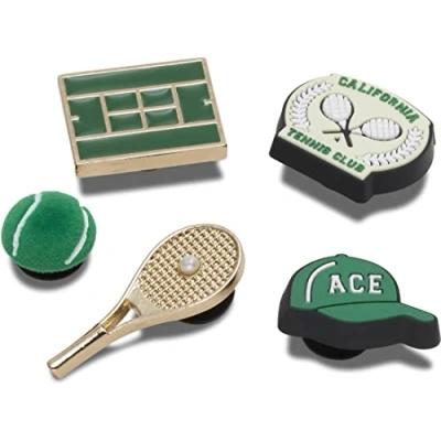 Afbeelding van Crocs 5 pack Sports Jibbitz Shoe Charms, Tennis Ace