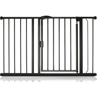 Afbeelding van Bettacare Auto Close Hekje voor Huisdieren Assortiment, 118,2 cm 125,2 (14 opties beschikbaar), Mat Zwart, Traphekje Zonder Boren Hond &amp; Puppy, Veiligheidsbarrière Deuren, Gangen en Ruimtes