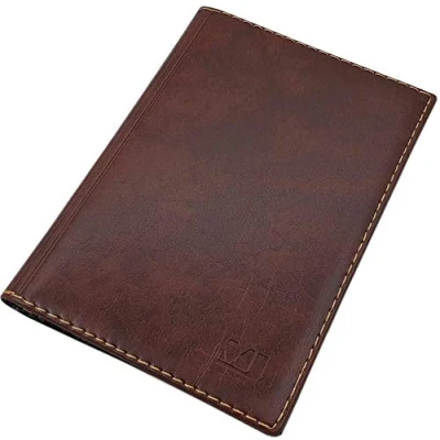 Afbeelding van Grote ID en creditcardhouder met 4 vakken MJ Design Duitsland Made in EU (Design 1 / bruin)