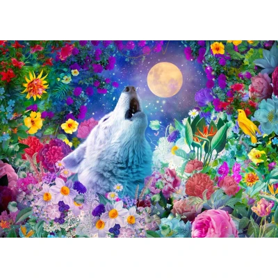 Afbeelding van Enjoy Puzzle Puzzel 1000 stukjes Wolf Moon (1000 onderdelen)