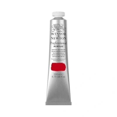Afbeelding van Winsor &amp; Newton 2337423 Professionele acrylverf, hoge dekking, kunstenaarskwaliteit, lichtecht 200ml Tube, Naphthol Red Medium