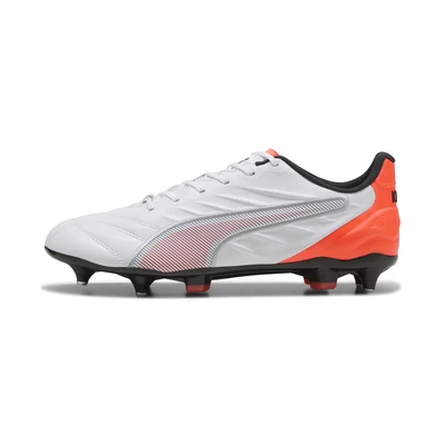 Afbeelding van PUMA Voetbalschoen &#039;King Pro&#039; knalrood / zwart zilver wit