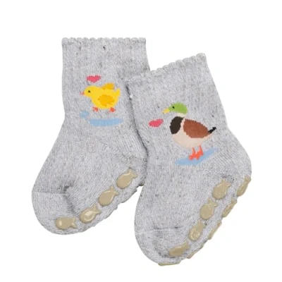 Afbeelding van FALKE Uniseks Baby Stopper sokken Duckling B Hp katoen Noppen op de zool 1 paar, Wit White 2000, 80 92
