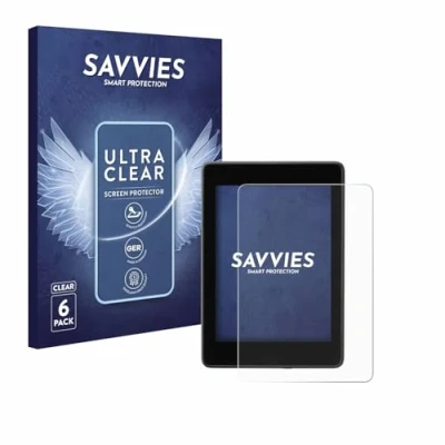 Afbeelding van Savvies (6 Stuks) Schermbeschermer voor Amazon Kindle Paperwhite 2018 (10. Gen.) Screen Protector Ultra Transparant