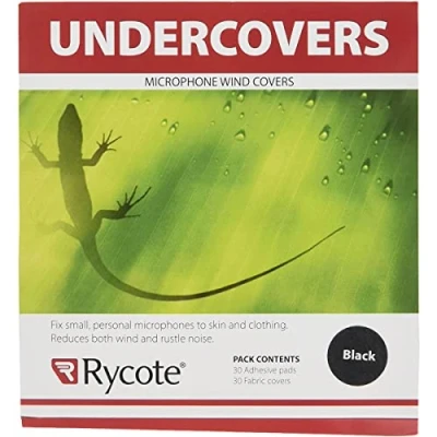 Afbeelding van Rycote 065101 Undercover per microfoni Lavalier, confezione da 30 pezzi, colore: nero