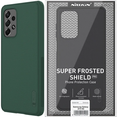Afbeelding van Nillkin Super Frosted Shield Pro duurzame case cover voor Samsung Galaxy A73 groen