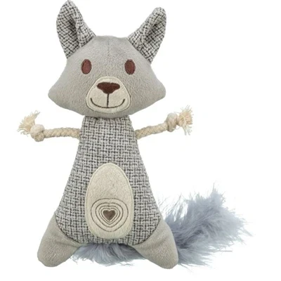 Afbeelding van Trixie Wasbeer Xxl Pluche / Stof Met Veer Catnip