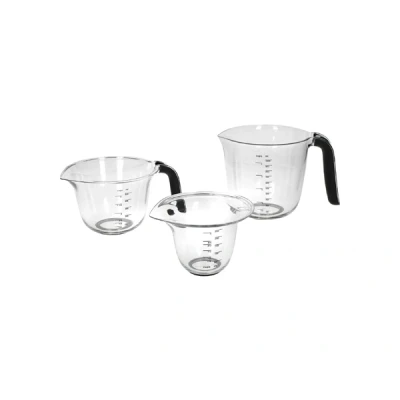 Afbeelding van KitchenAid Maatbeker Set ( 250 ml + 500 1 Liter ) Core Kunststof