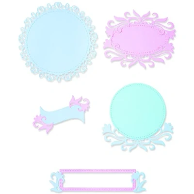 Afbeelding van Sizzix Thinlits Die Set 8PK Flourish Frames 665803 Lisa Jones (01 22)