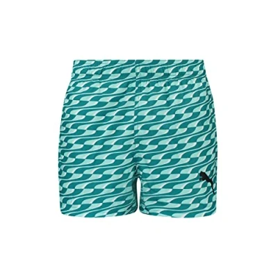 Afbeelding van Puma SWIM MEN Formsrtip Zwemshorts, Heren, Maat: Small, Teal mint combo