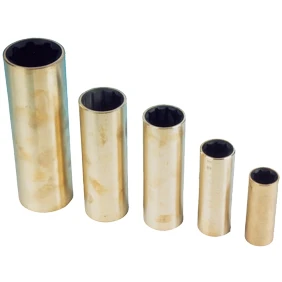 Afbeelding van Neopreen lagerbus met messing mantel voor as 2 1/8 buitenmaat 3 l=8 1/2