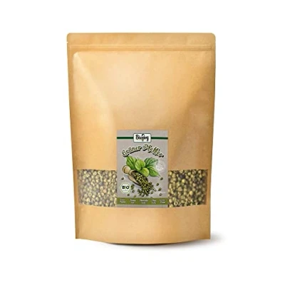 Afbeelding van Biojoy BIO Groene Peperkorrels (1 kg), Peper heel voor Pepermolen (Piper album)