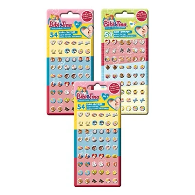 Afbeelding van Craze 14424 Zelfklevende oorbellen voor meisjes, set van 162 stuks, BIBI &amp; Tina