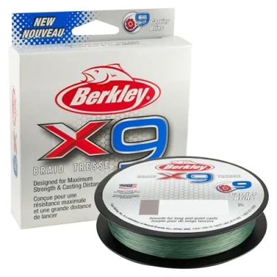 Afbeelding van Berkley x9 Gevlochten lijn Low Vis Green 0.35mm / 36.3kg (300m)