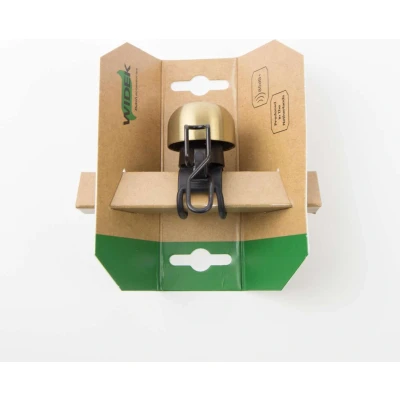 Afbeelding van Widek Bel Paperclip mini XXL nz PVD goud op kaart