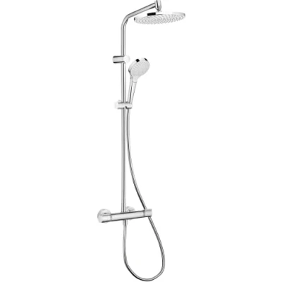 Afbeelding van Hansgrohe Showerpipe 26758400 myselect S 240 Douchezuil met thermostatische mengkraan, chroom