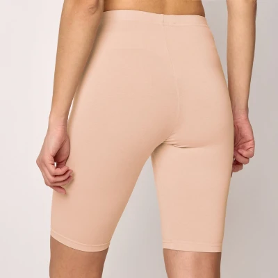 Afbeelding van Merry Style MS MS10 145 LE Dames Leggings Sport Vrijetijdsbroek Kort Viscose Sporbroek Yogabroek Natuur XS