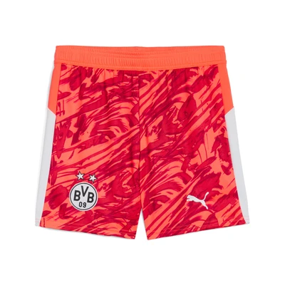 Afbeelding van PUMA Borussia Dortmund 25/26 Goalkeeper Shorts Youth, Rood/Zilver, Maat 7 8Y