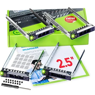 Afbeelding van WORKDONE 2,5&quot; Harde Schijf Caddy Compatibel met Dell PowerEdge Servers