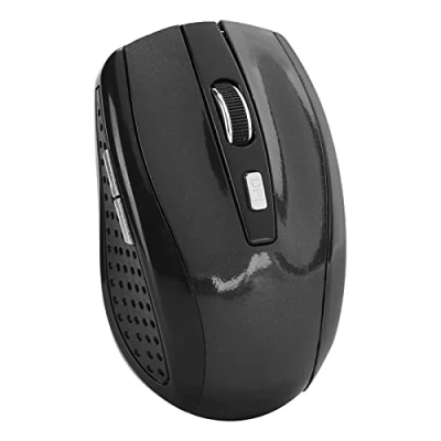Afbeelding van Draadloze Muis, 2.4G Ergonomische Optische Muis voor Laptop, Pc, Computer, Notebook, 6 Knoppen, 1600 DPI, 3 Instelbare Snelheden (zwart)
