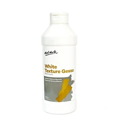 Afbeelding van Mont Marte Gesso 500ml Wit Ideale universele Primer voor Acrylverf en Olieverf Perfecte Canvas