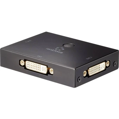 Afbeelding van Renkforce 2 poorten DVI switch Bidirectioneel bruikbaar Full HD 1080p @ 60 Hz