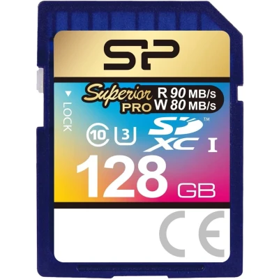 Afbeelding van SD Silicon Power Superior Pro 128GB UHS I Klasse 10