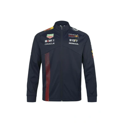 Afbeelding van Red Bull Racing Teamline Softshell Jas 2023 M Max Verstappen Formule 1 Sergio Perez Oracle
