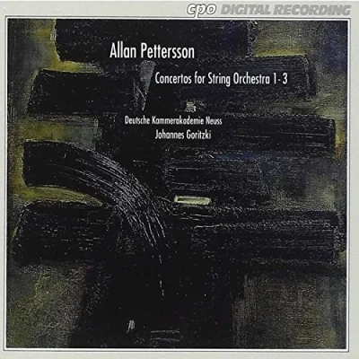 Afbeelding van Pettersson: Concertos for String Orchestra 1 3 / Goritzki