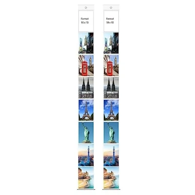 Afbeelding van trendfinding Fotofoto&#039;s, kaartenhouder, fotowand, kaarthouder (2 x 8 foto&#039;s staand formaat 10x15)