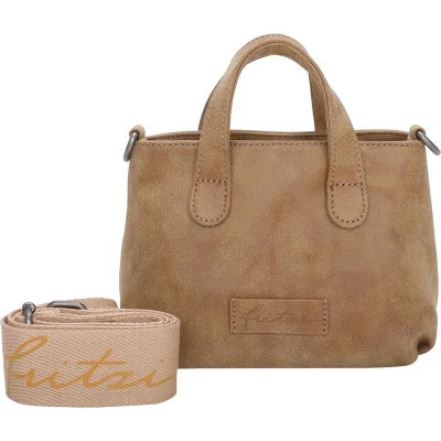 Afbeelding van Fritzi aus Preußen Handtas Schoudertas Big Baby Vintage Crossbody Bag Cracker Lichtbruin
