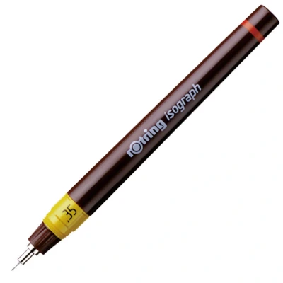 Afbeelding van Rotring Tekenpen Isograph 0,35 Mm, Geel