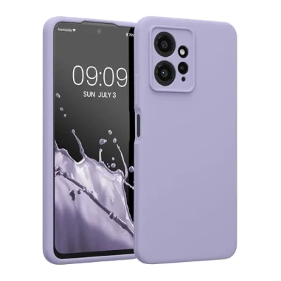 Afbeelding van kwmobile telefoonhoesje geschikt voor Xiaomi Redmi Note 12 (4G) TPU backcover met siliconen coating Smartphone case in lavendel