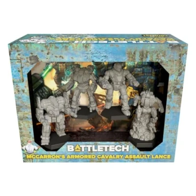 Afbeelding van BattleTech Miniatures McCarrons Armored Cavalry Assault Lance Expansion Miniature Game Catalyst Labs Ages 14+
