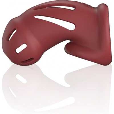 Afbeelding van Model 28 Ultra Soft Silicone Chastity Cage Red
