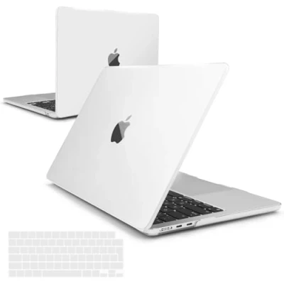 Afbeelding van iNeseon Hoes Compatibel met 2022 Macbook Air M2 13.6 inch A2681, Plastic Dunne Harde Schaal + Toetsenbordhoes Voor Nieuwe 13.6, Kristalhelder