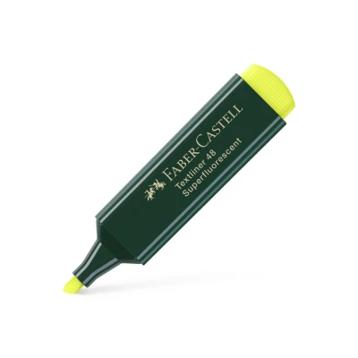 Afbeelding van 10x Tekstmarker Faber Castell 48 neon geel