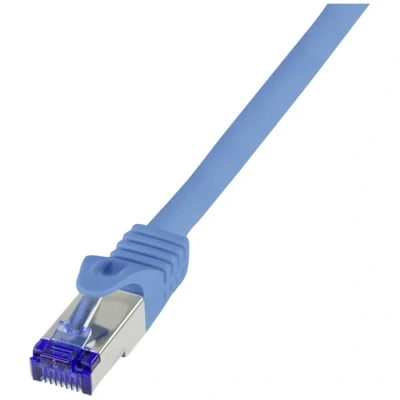 Afbeelding van LogiLink C6A056S RJ45 CAT 6A S/FTP 2.00 m Blauw 1 stuk(s)