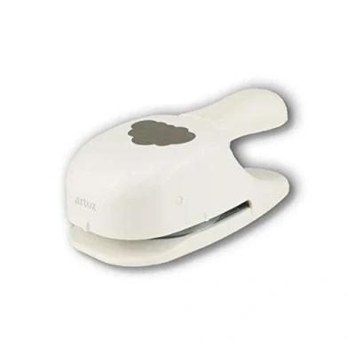 Afbeelding van Artoz Papierpons, kaartenpons, wolk, 45 mm, stansperforator voor het knutselen van kaarten babyfeestjes, verjaardagen, Kerstmis, uitnodigingen, bruiloft, doop en nog veel meer