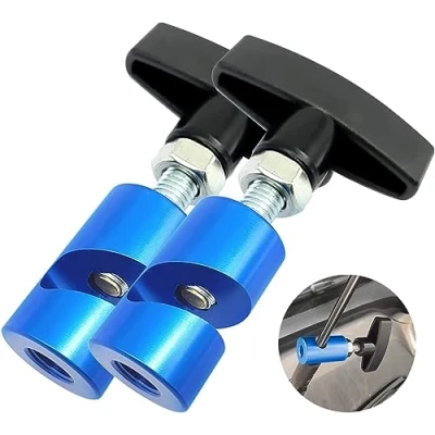 Afbeelding van ZKTOOL 2 delige liftsteunklem met messing kernbescherming, motorkapveerklem en bougiekaliper in 1 gereedschap, 14 mm bougiekloofgereedschap, kaplift steunclip, autokapklem voor universele
