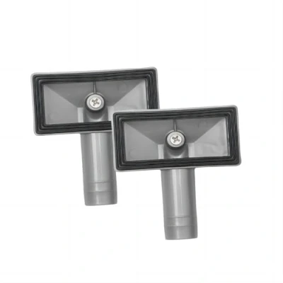 Afbeelding van SopimusZ 2 stuks overloopkop wastafel overloop rechthoekige interface, 75x40mm