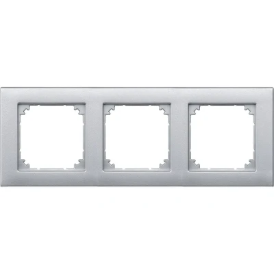 Afbeelding van Merten 486360 Afdekking Frame System M Aluminium